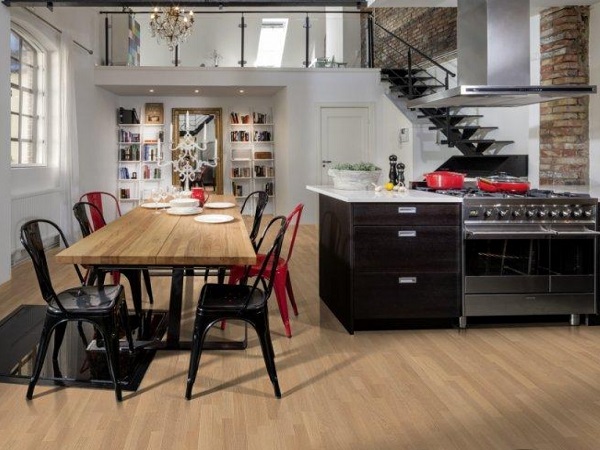 Паркетная доска Upofloor Ambient Oak Select White Oiled 3S