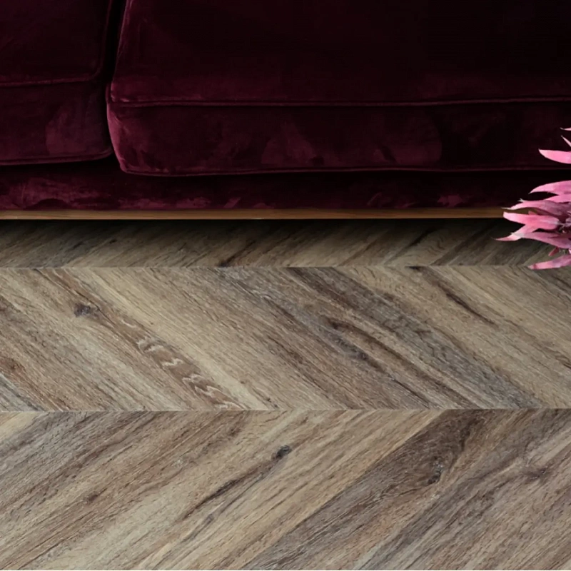 Кварцвинил Vinilam Parquet Chevron Glue I107516 Шеврон Лувр